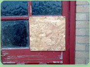 boarded up Reigate